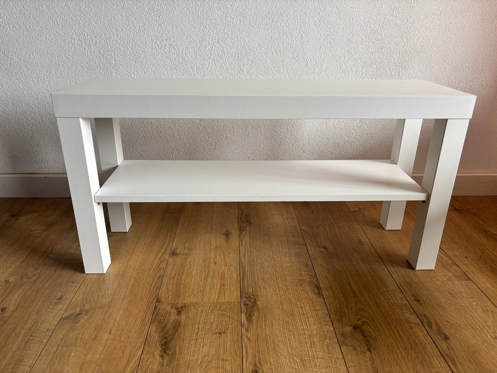 2x IKEA LACK TV-meubel/salontafel - wit, Huis en Inrichting, Tafels | Salontafels, Ophalen, Gebruikt, 100 tot 150 cm, Overige houtsoorten