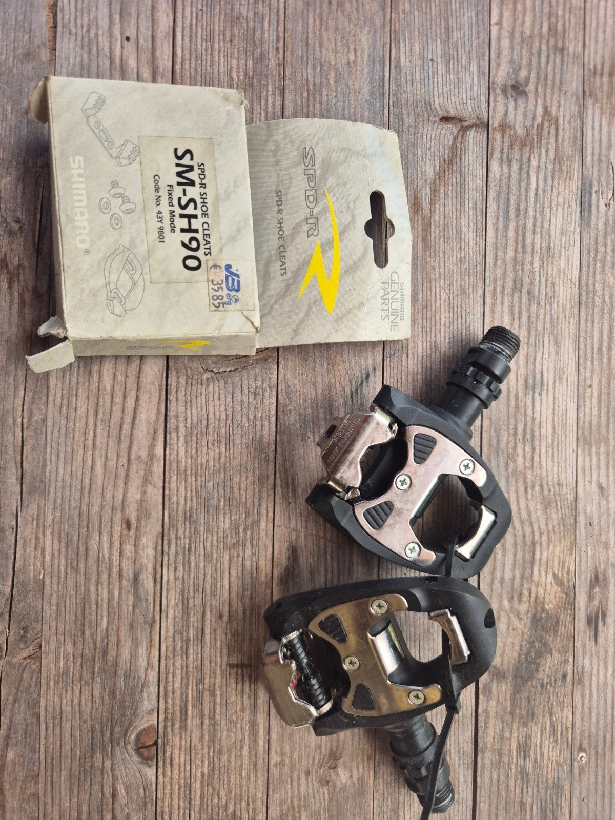 Shimano SPD-R pedalen met schoenplaatjes, Ophalen of Verzenden