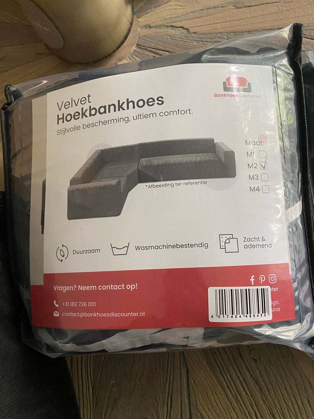 Nieuwe Velvet Hoekbankhoes - Stijlvolle Bescherming M1, Hoekbank, Nieuw, Ophalen of Verzenden, Vierpersoons of meer