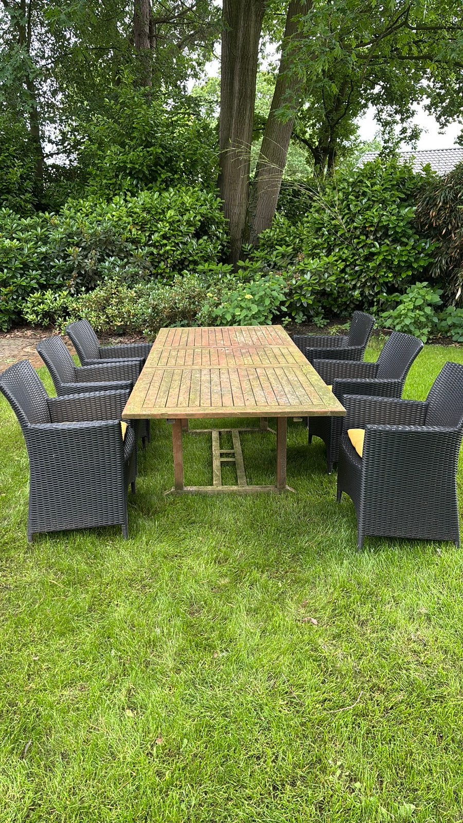6 tuinstoelen te koop, merk Select Garden furniture, Tuin en Terras, Tuinstoelen, Ophalen of Verzenden, Gebruikt, Wicker