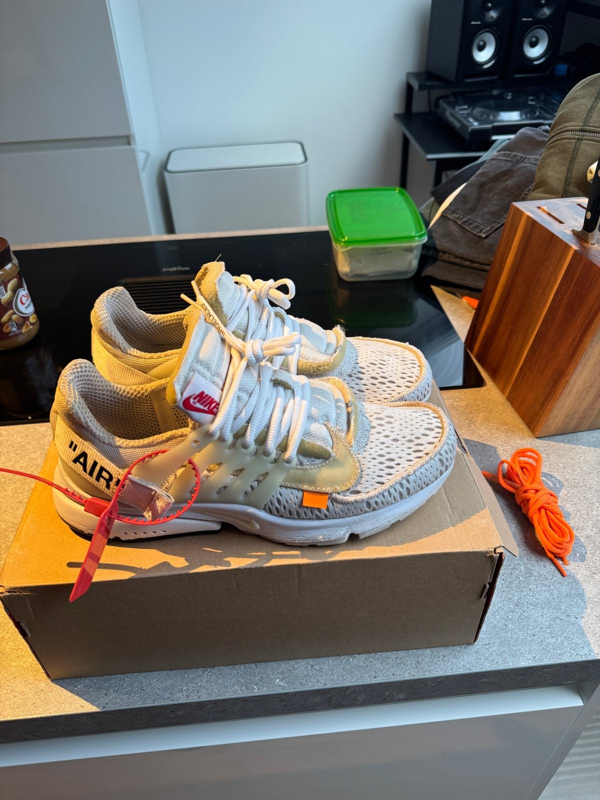 Nike Off-White Presto sneakers EU 42,5 US9, Ophalen of Verzenden, Zo goed als nieuw, Wit, Sneakers of Gympen