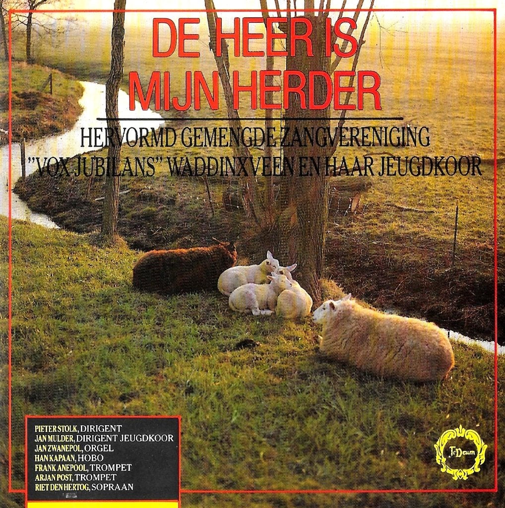 'VOX JUBILANS' / PIETER STOLK - DE HEER IS MIJN HERDER., Verzenden, Zo goed als nieuw, Geestelijke liederen, Trompet