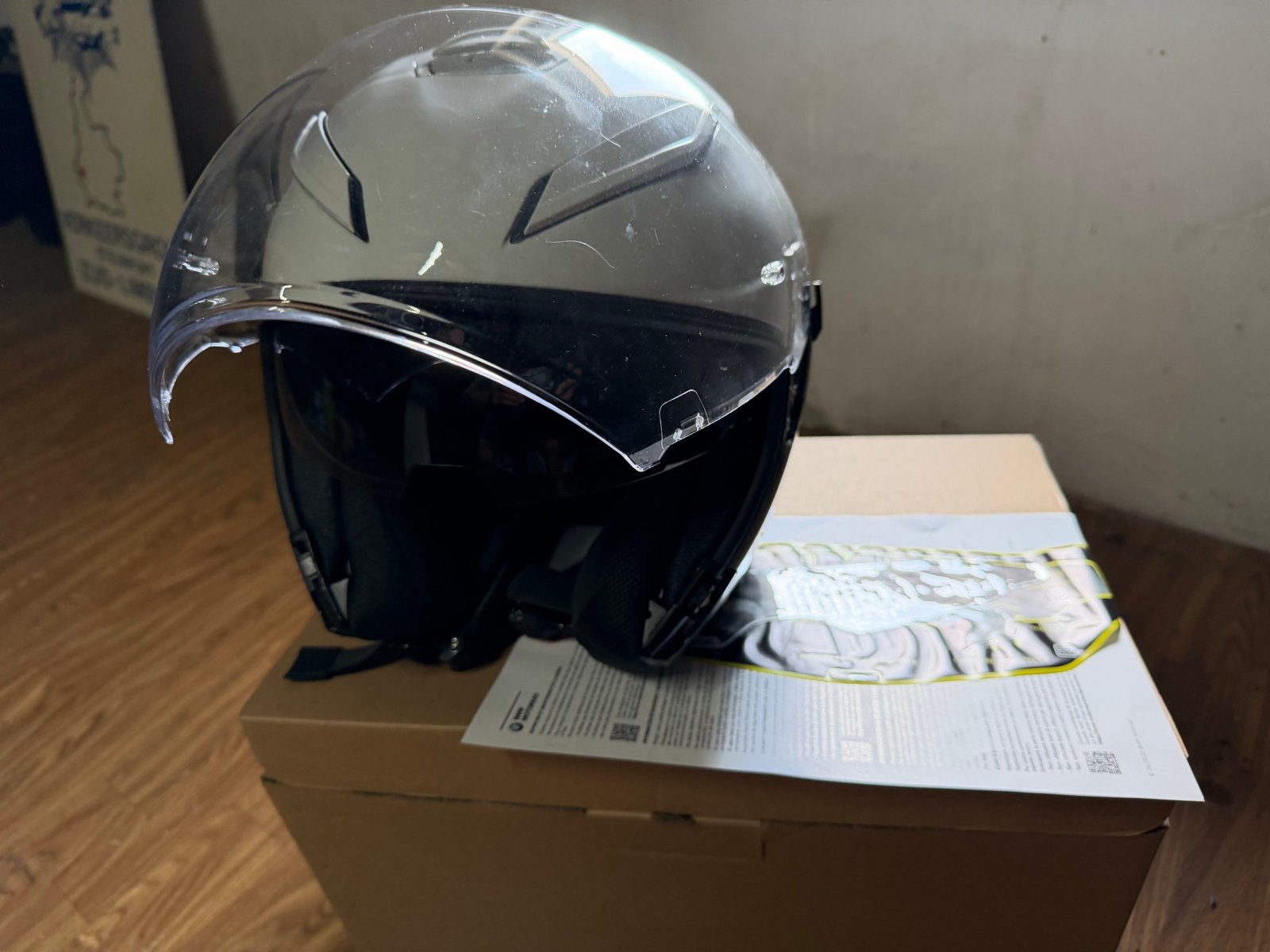 BMW Sao Paulo ECE motorhelm wit maat 60/61 met vizieren, Overige merken, Heren, Jethelm, Ophalen of Verzenden