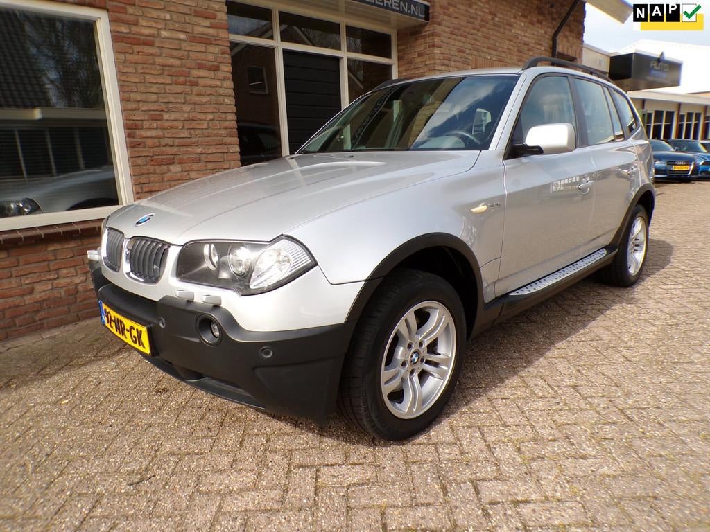 BMW X3 3.0i Executive Autmaat / Leder, Automaat, Parkeersensor, Gebruikt, Zwart