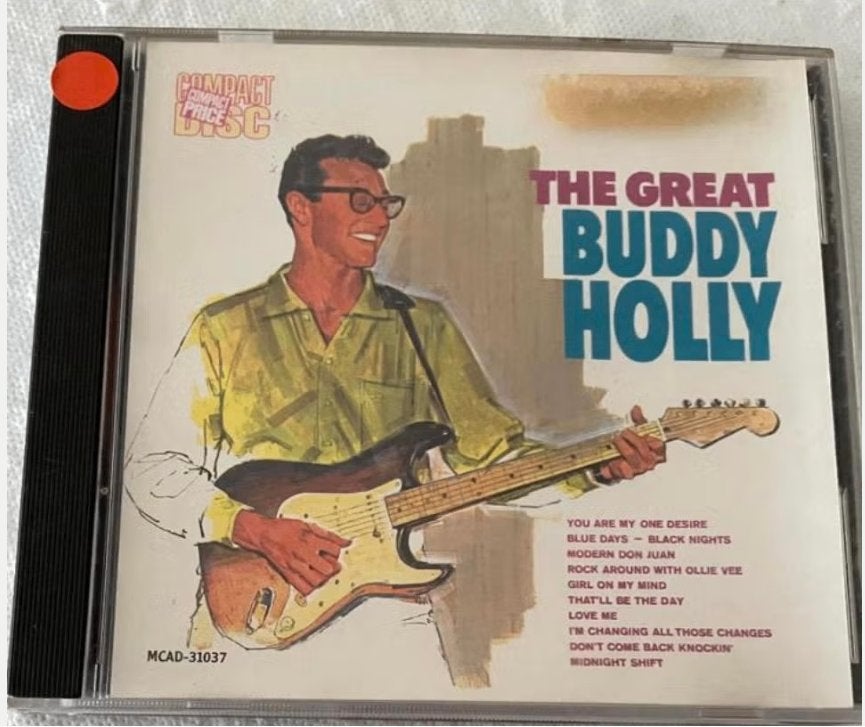 CD Buddy Holly The Great 1982, Ophalen of Verzenden, Zo goed als nieuw, Poprock