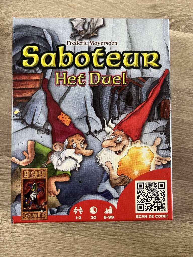 Saboteur: Het Duel, Een of twee spelers, Ophalen of Verzenden, Zo goed als nieuw