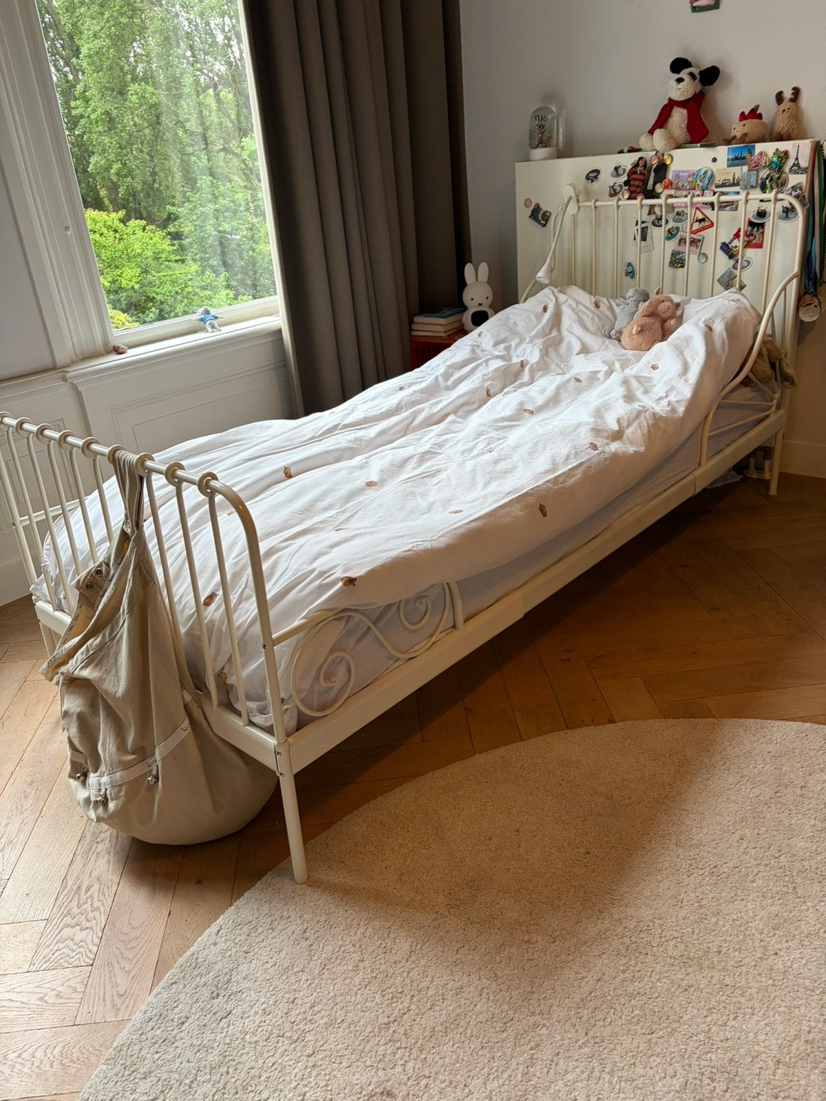 Meegroei bed Ikea Minnen, Ophalen, Gebruikt, 70 tot 85 cm, Lattenbodem