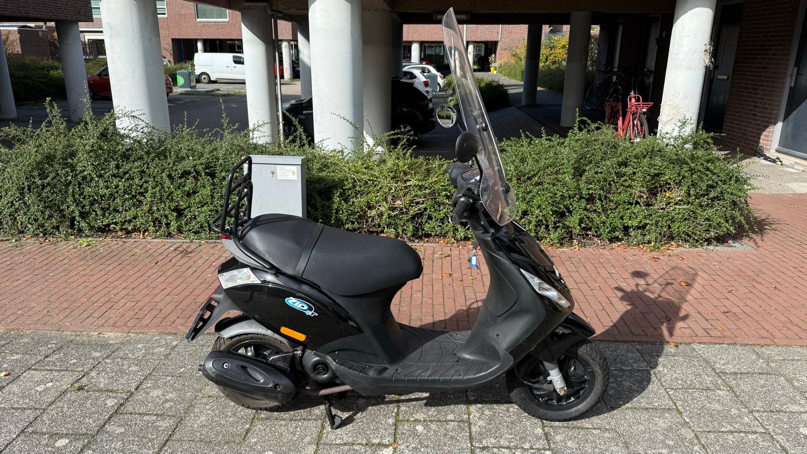 Piaggio Zip Scooter - Zwart, Goed Onderhouden, Ophalen, Gebruikt, Zip, 49 cc