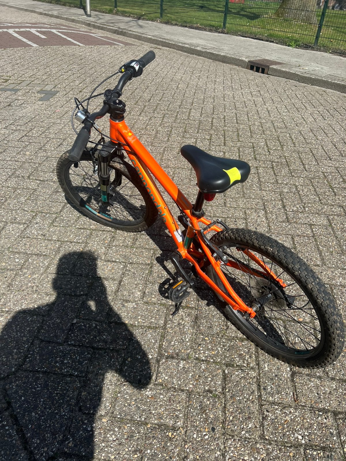 cannondale jonges fiets, Fietsen en Brommers, Fietsen | Crossfietsen en BMX, Ophalen of Verzenden, Zo goed als nieuw, Staal, 24 inch of meer