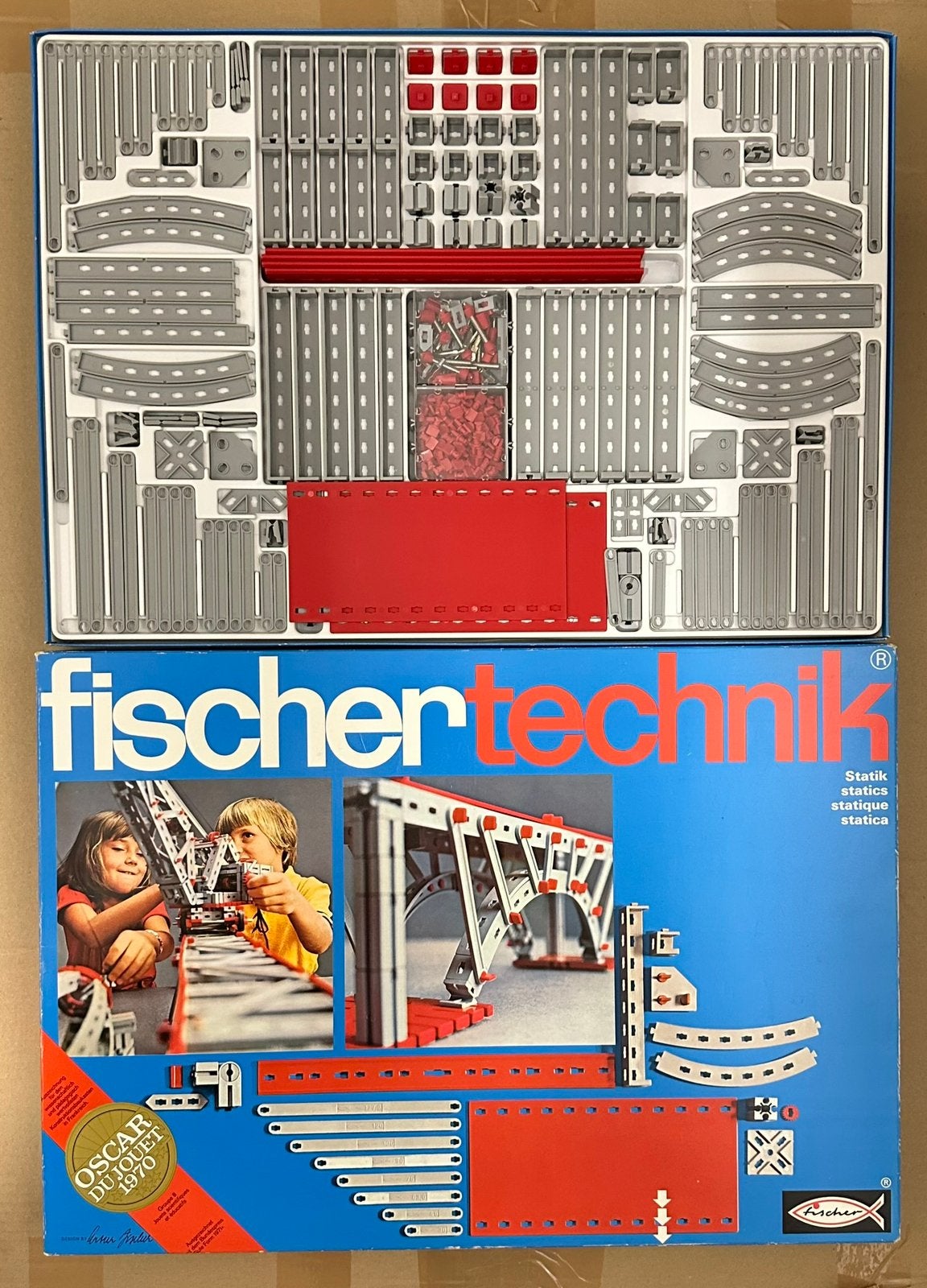 Grote vintage Fischertechnik collectie jaren 70, Hobby en Vrije tijd, Ophalen, Zo goed als nieuw