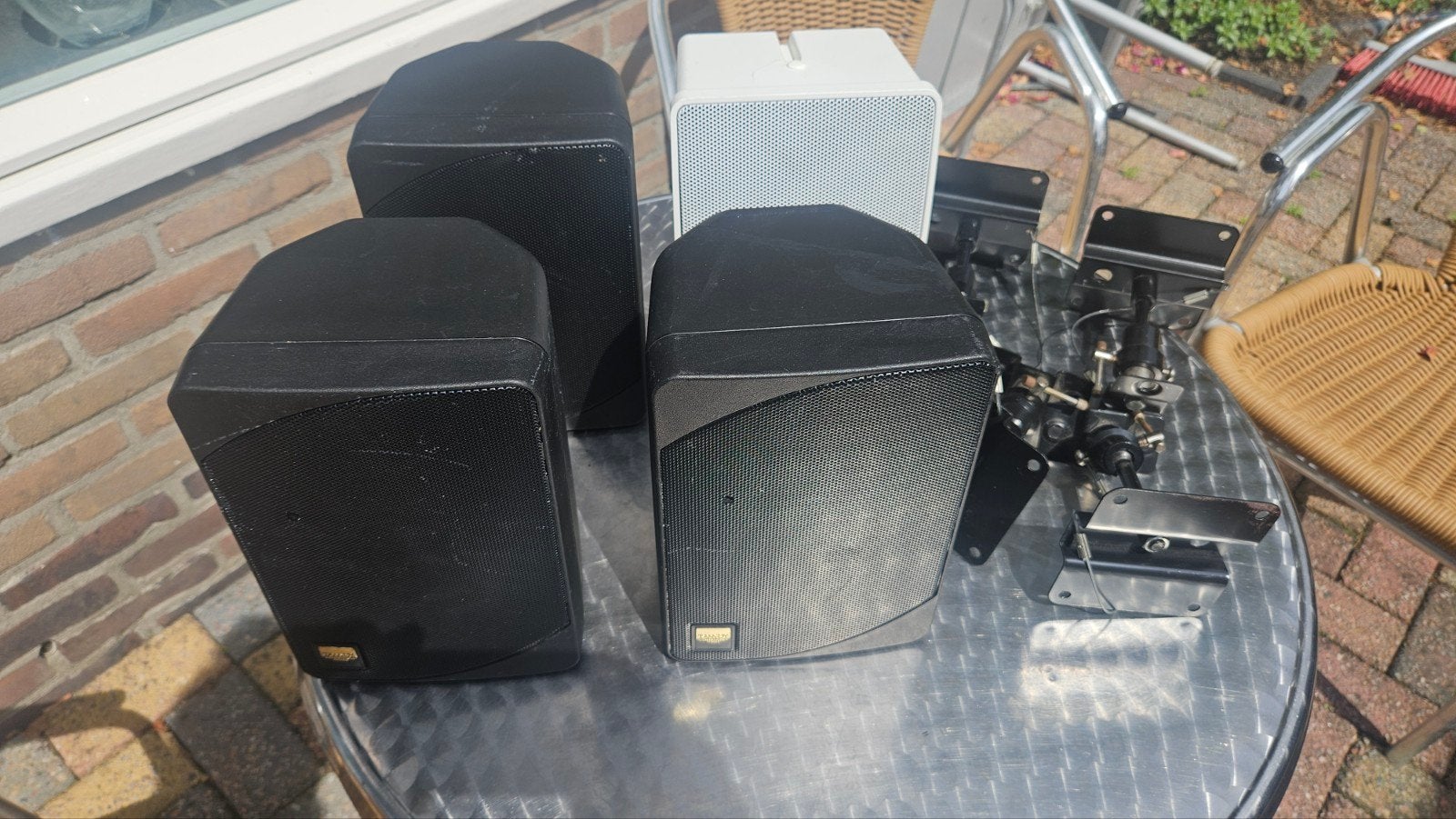 Tannoy CPA 6 Luidsprekers met Beugels - Set van 4, Audio, Tv en Foto, Luidsprekers, Overige merken, Gebruikt, Ophalen of Verzenden