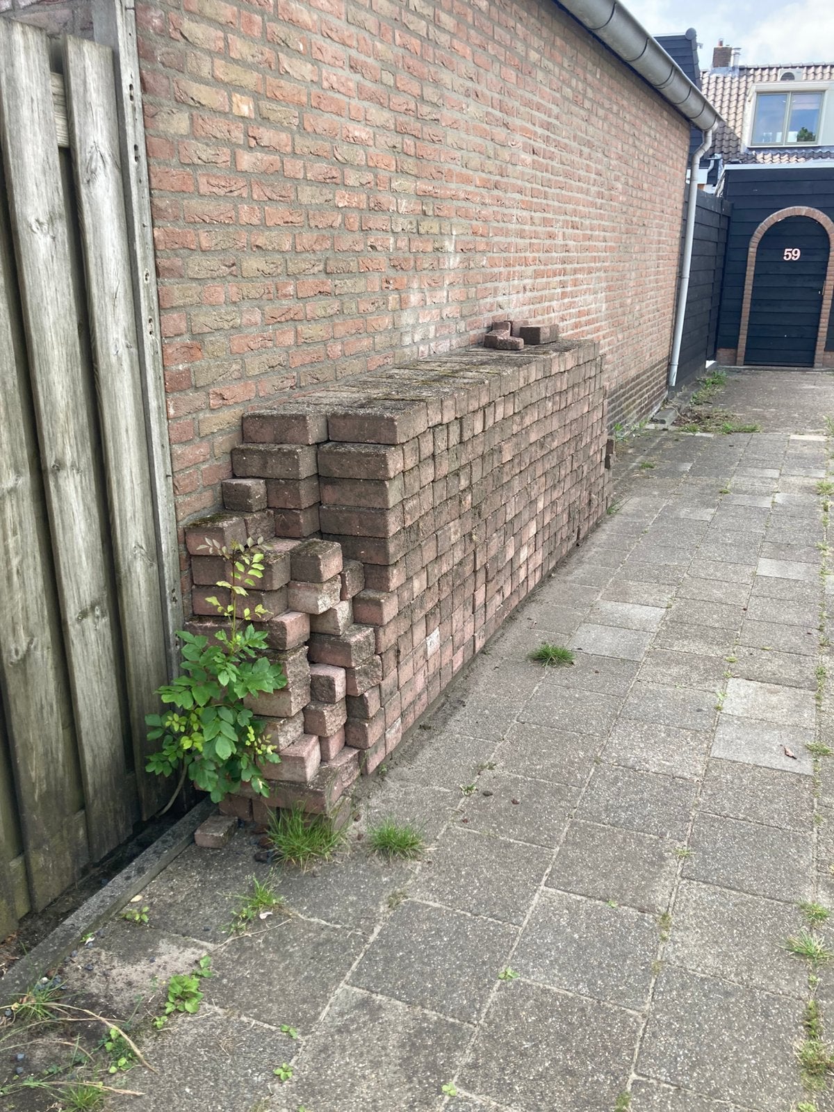 GRATIS klinkers, Ophalen, Gebruikt, Beton, Klinkers