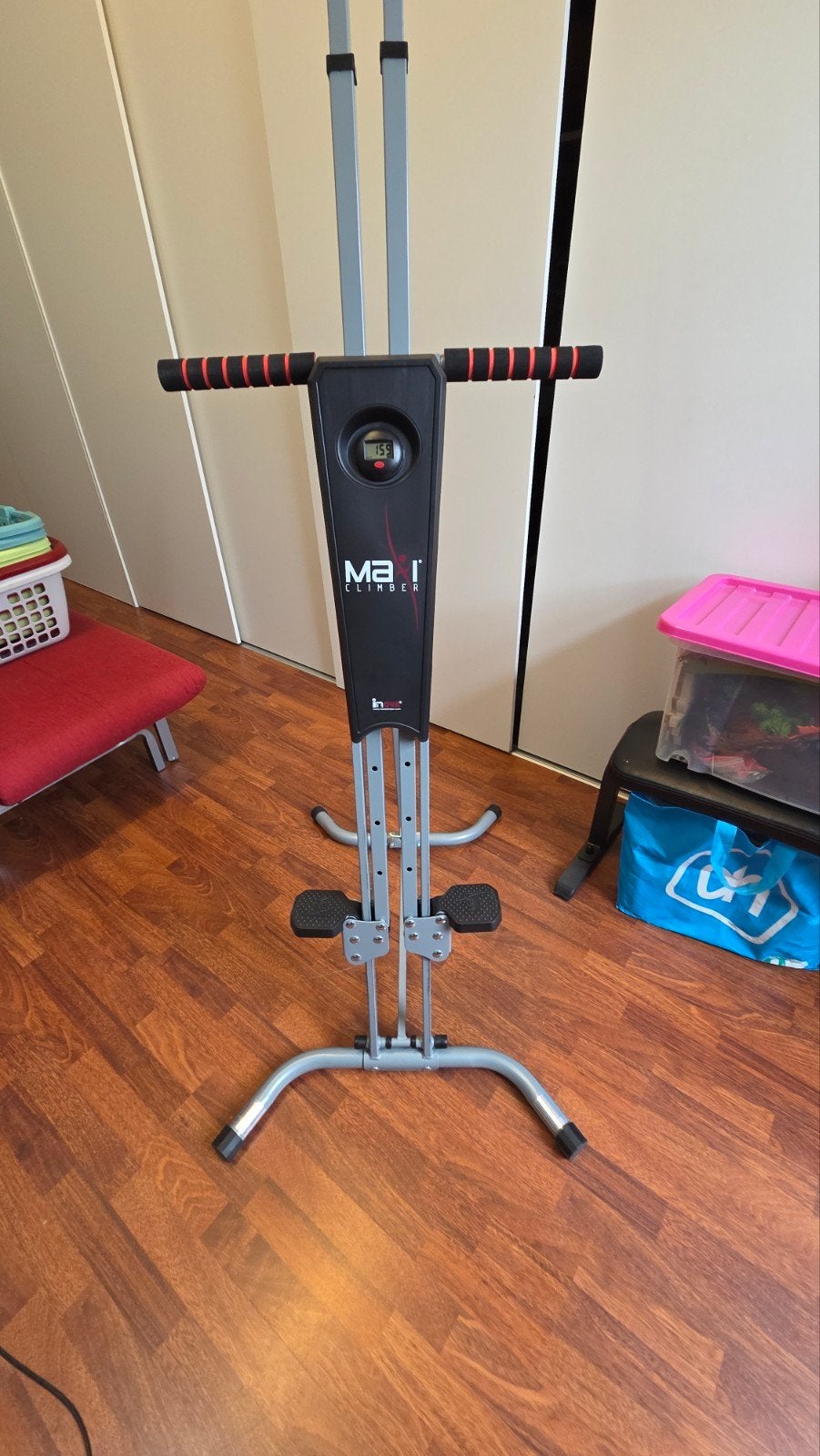 Maxi climber - verticale klimpaal - cardio stepper, Ophalen, Nieuw, Buik, Hometrainer
