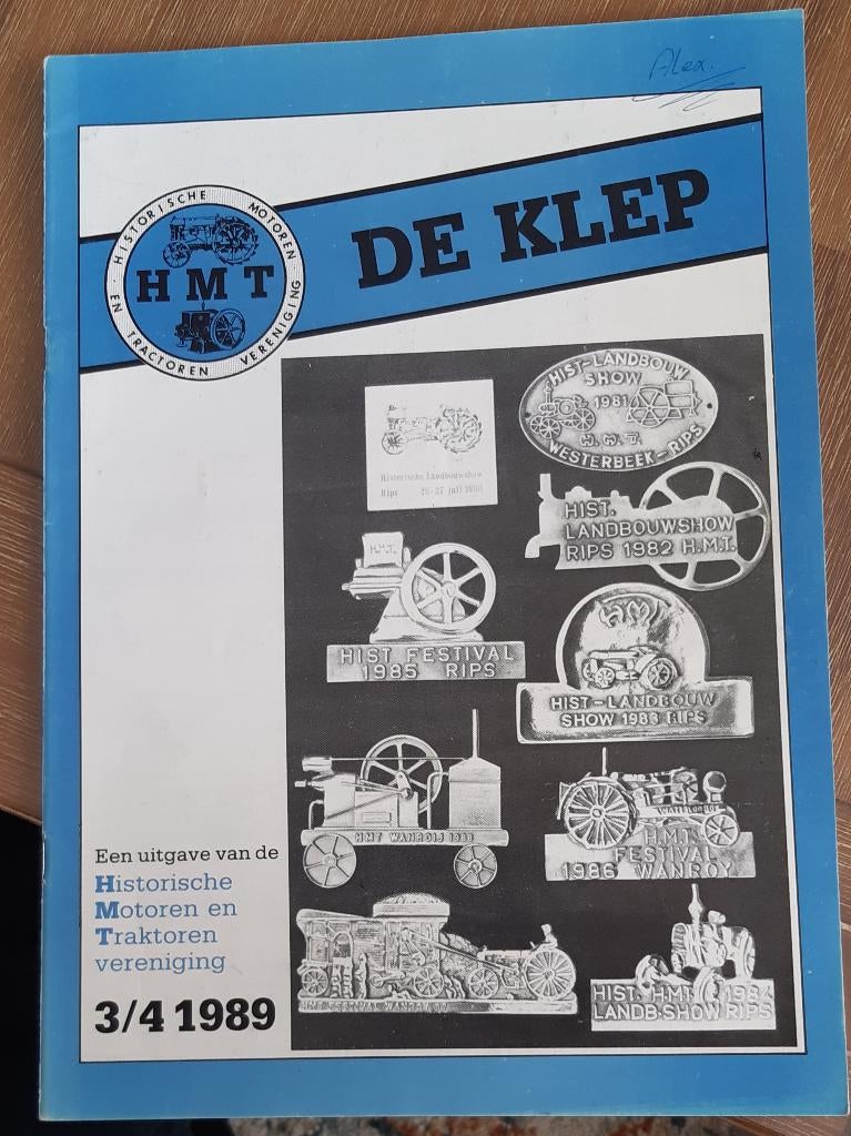 TRACKTORBLAD DE KLEP 3/4 1989., Ophalen of Verzenden, Nieuw