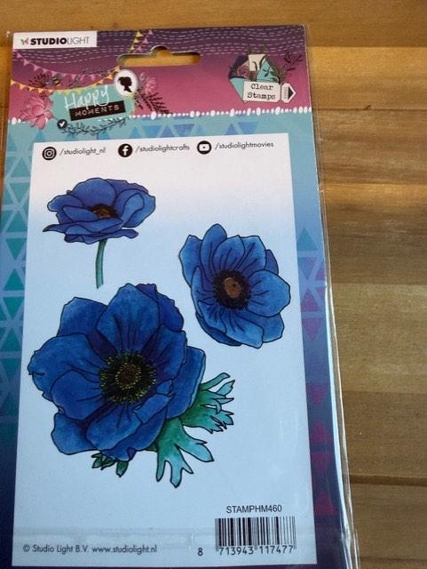 Happy moments bloemen, Verzenden, Nieuw, Clearstamp