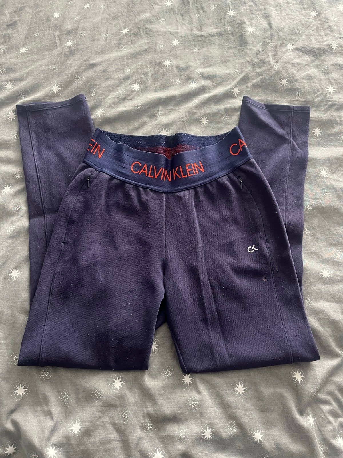 Calvin Klein Performance joggingbroek - Maat S, Blauw, Ophalen of Verzenden, Maat 36 (S), Lang