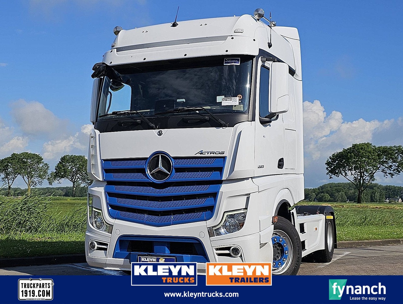 MERCEDES-BENZ ACTROS 1853 LS mp5 retarder 2x tank, Auto's, Automaat, Euro 6, Overige kleuren, Stoelverwarming