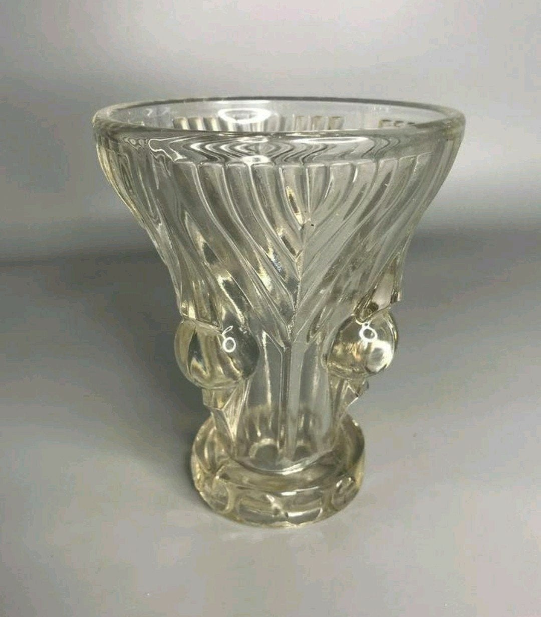 Art Deco Vaas "Sphères & Chevrons", Ophalen of Verzenden