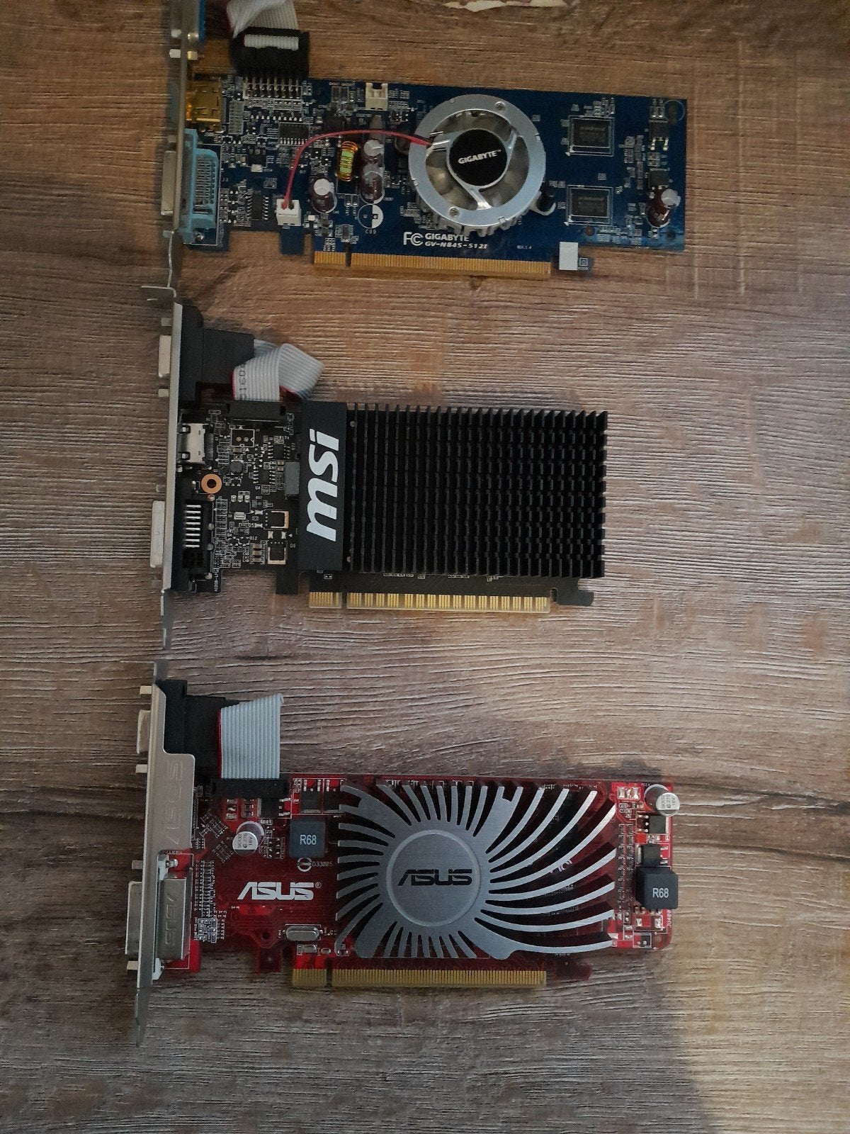 3 x videokaart pci win xp tot win 7, Ophalen of Verzenden, Nvidia, HDMI