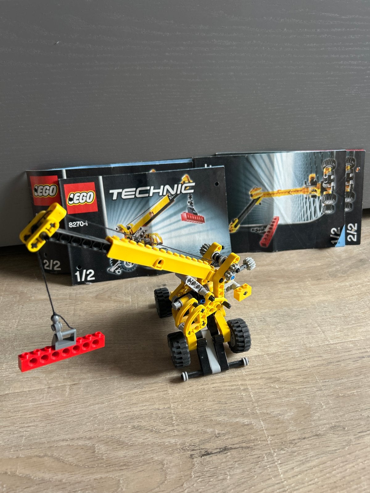 Lego Technic Kraan 8270 met handleidingen, Ophalen of Verzenden, Gebruikt, Overige merken