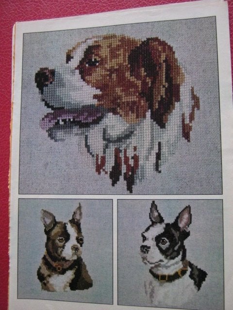 Borduurpatroon  Honden  nr 1392 do, Verzenden, Nieuw, Handborduren, Patroon