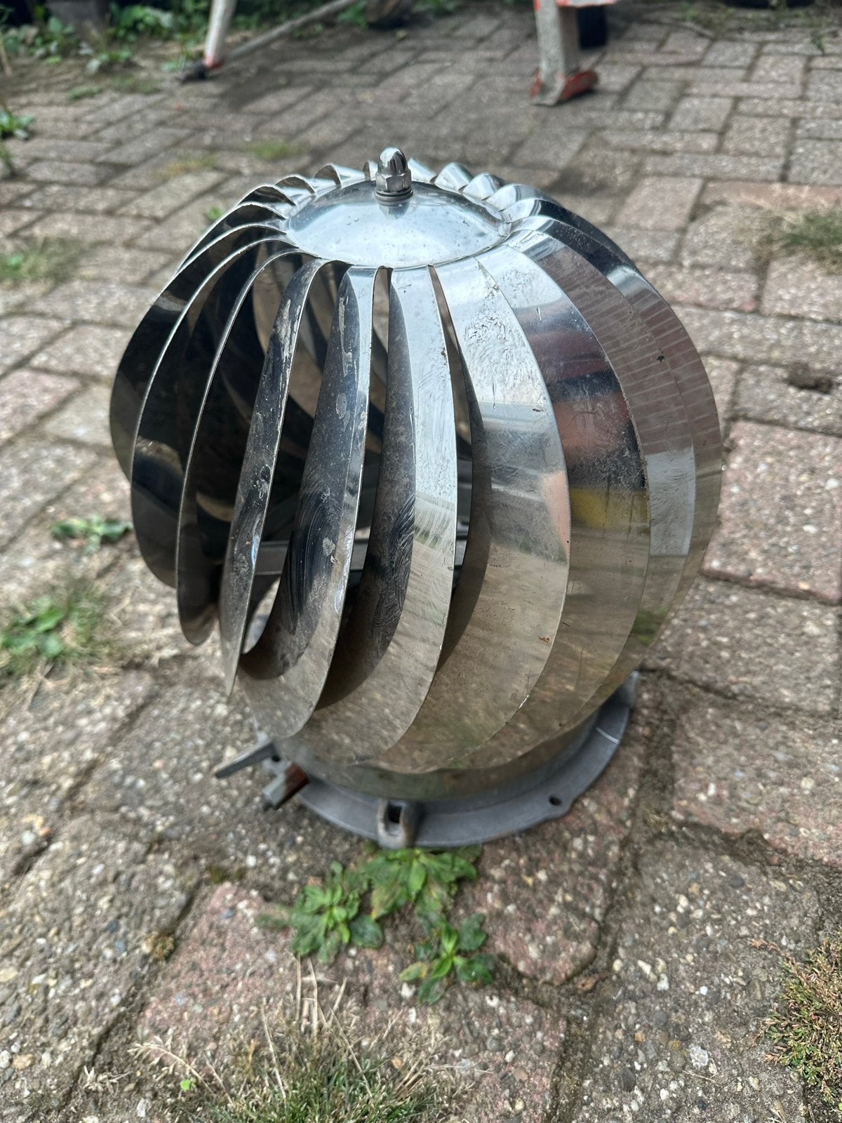 RVS Windgedreven Ventilator/Afzuiger, Ophalen of Verzenden, Gebruikt, Ventilator en Afzuiger