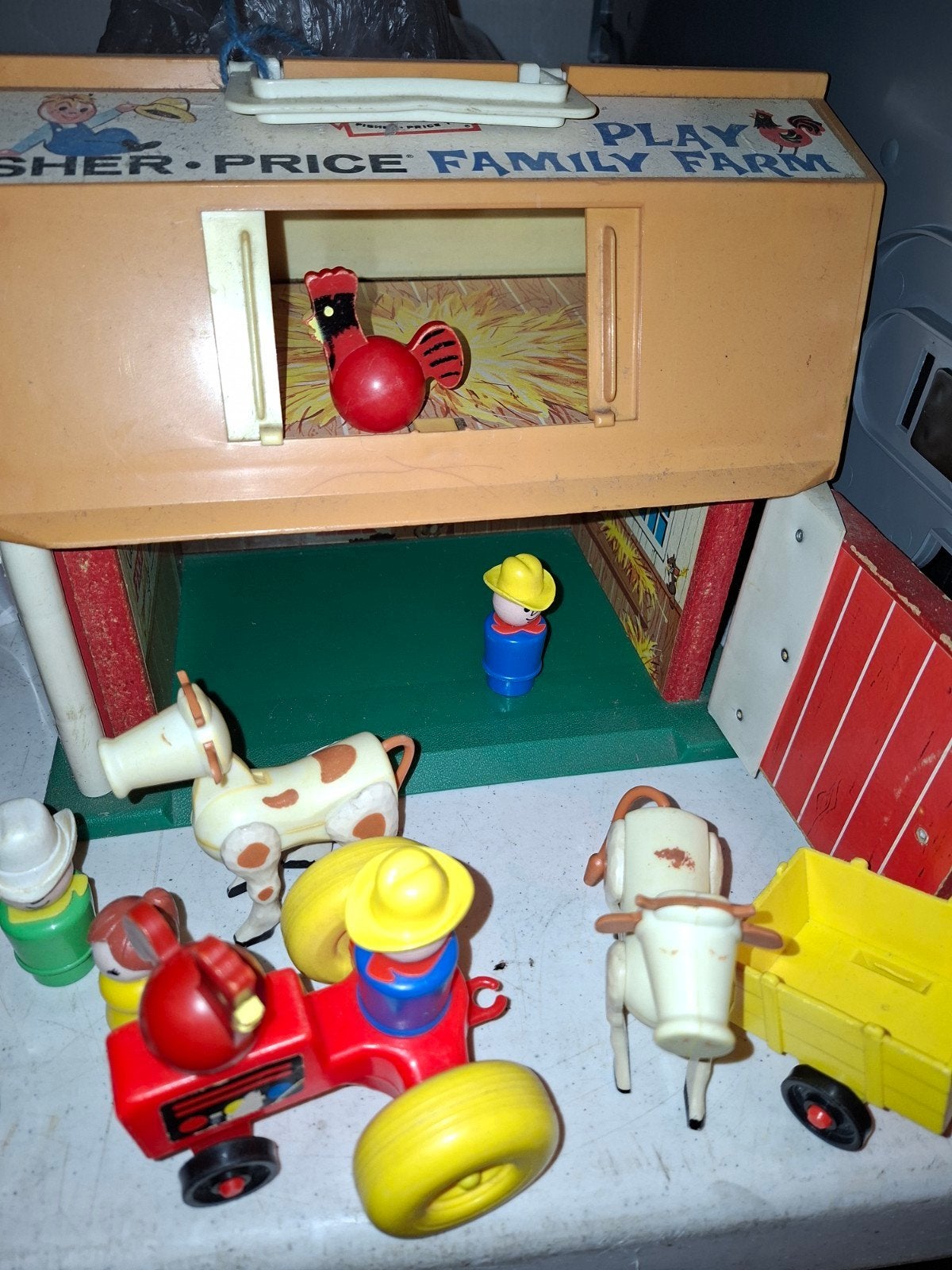 fisher price boerderij vintage, Ophalen of Verzenden, Gebruikt, Speelset