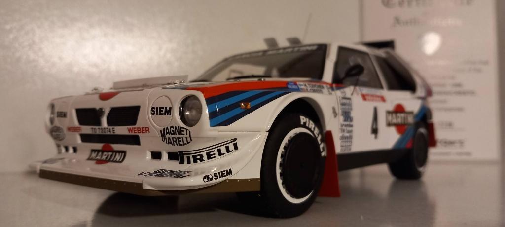 1/18 Lancia Delta S4 Gr.B Tour de Corse 1986 Autoart, Ophalen of Verzenden, Nieuw, Auto, Autoart