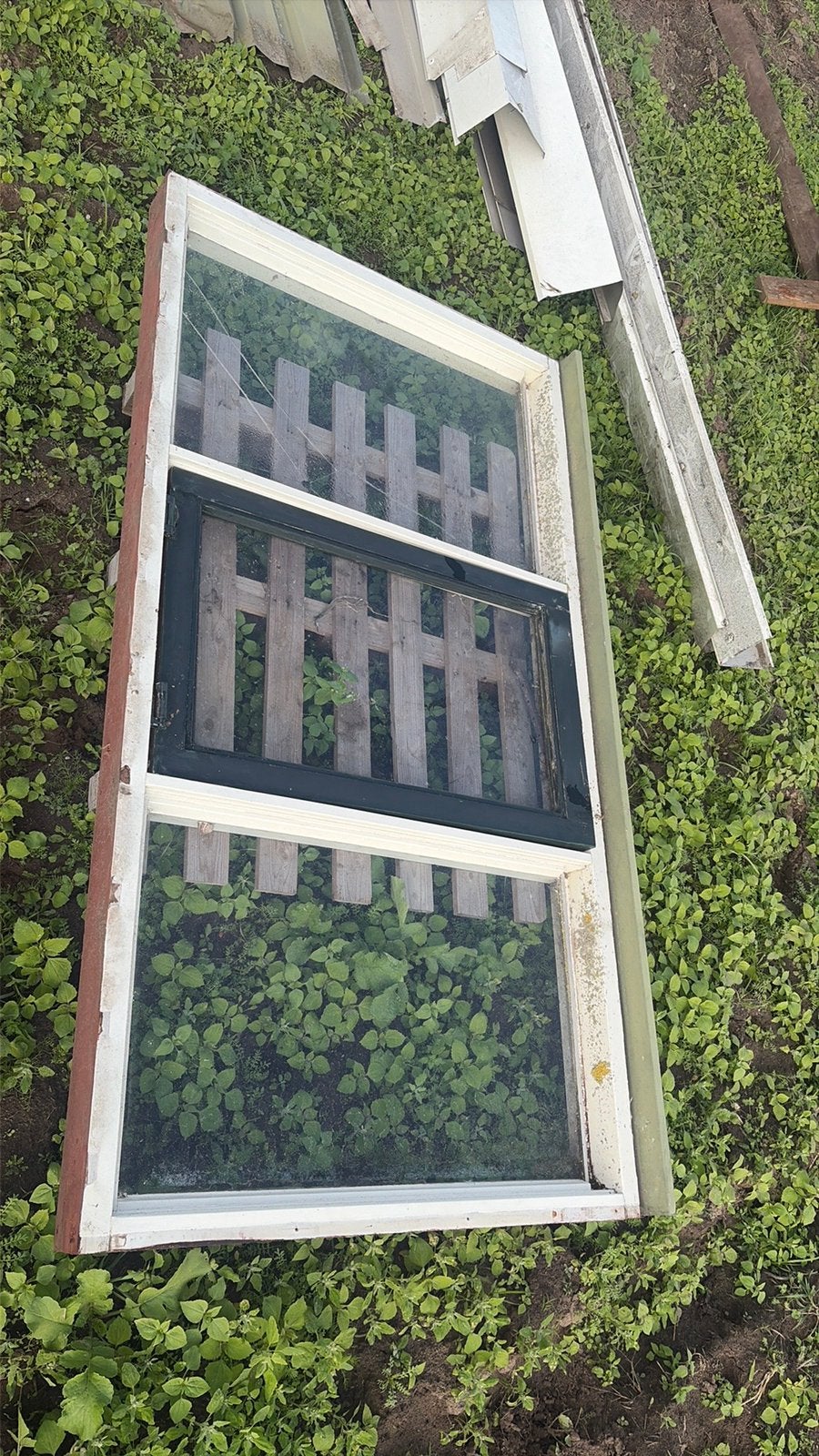Kozijn 210x110, Ophalen, Zo goed als nieuw, Hout, Raamkozijn