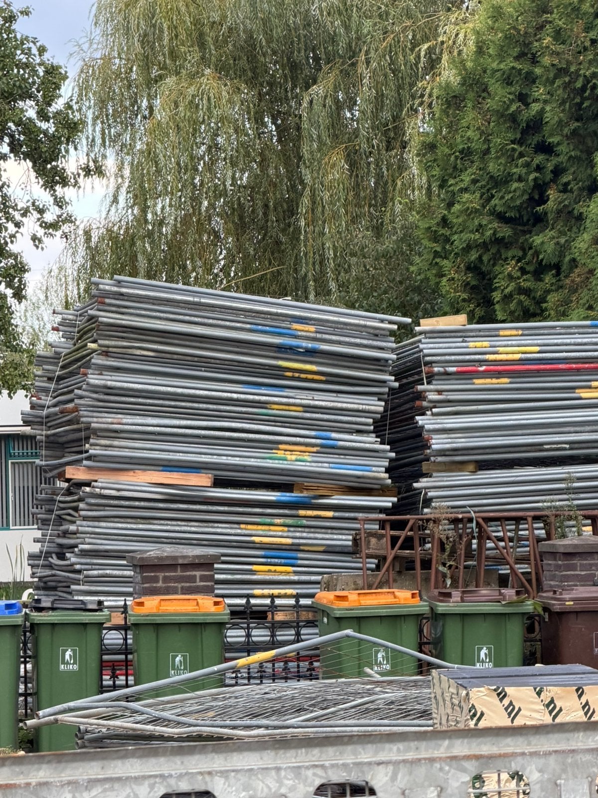 Heras hekwerken - Bouwhekken 58 stuks heras  m500 anti climb, Doe-het-zelf en Verbouw, Ophalen, Gebruikt, Overige typen, Minder dan 2 meter