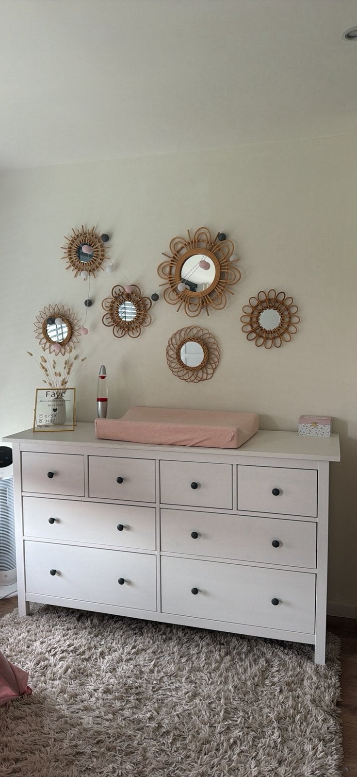 Hemnes ladekast 8 lades, Ophalen, 5 laden of meer, Zo goed als nieuw, Minder dan 100 cm