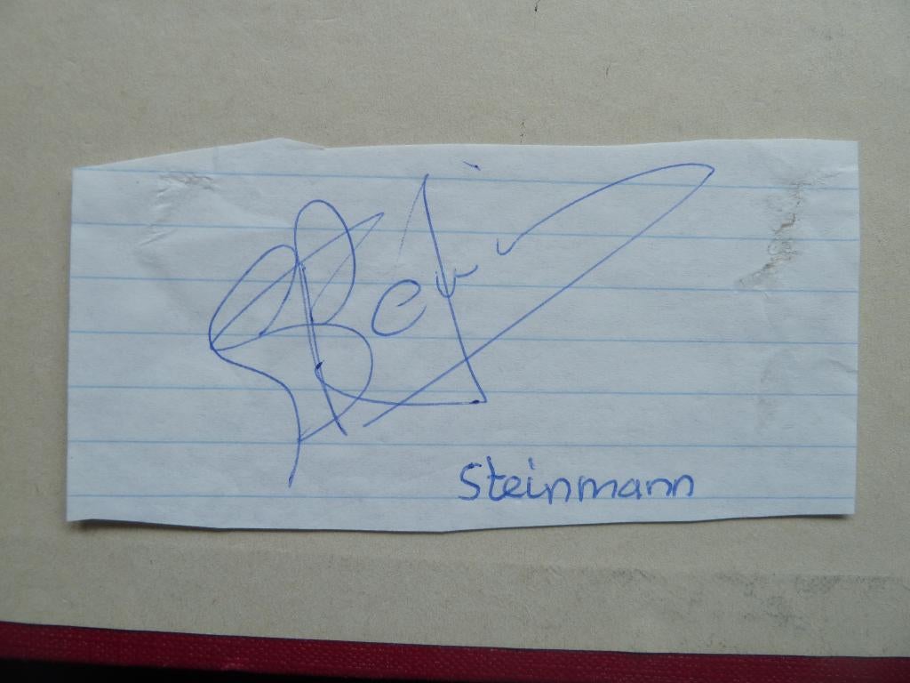 Handtekening. Gijs.Steinman. AZ, Ophalen of Verzenden, Zo goed als nieuw, AZ, Overige typen