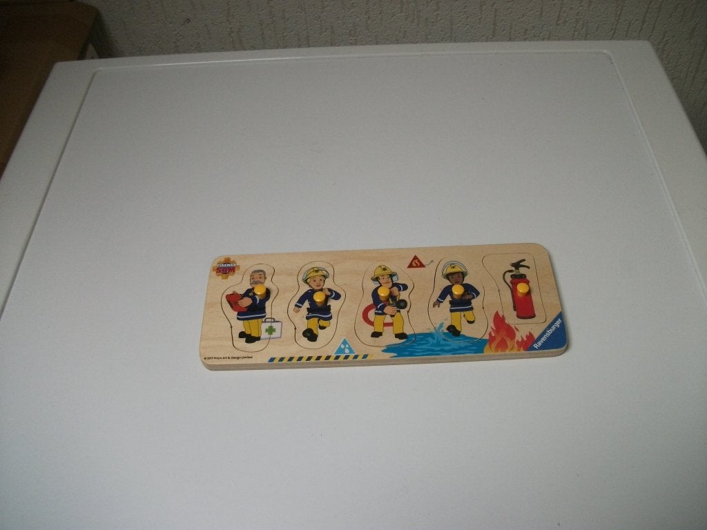 Puzzeltje brandweer 5 delig Ravensburger, Ophalen of Verzenden, Gebruikt
