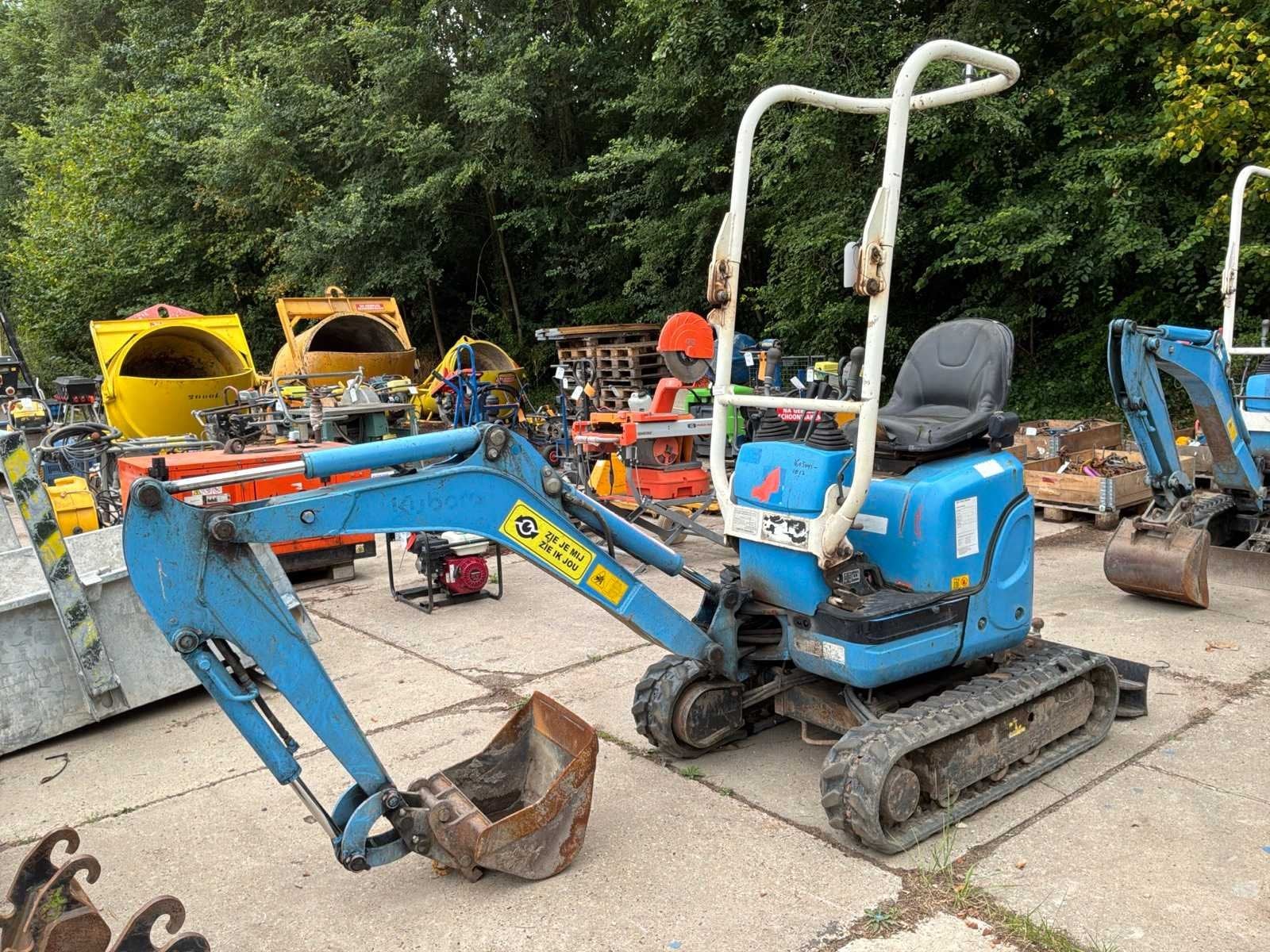 2016 Kubota U10-3 Minigraafmachine, Graafmachine