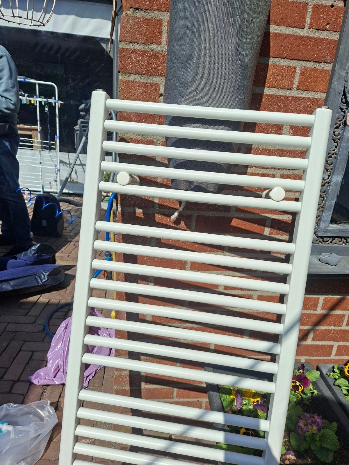Handdoekradiator 120x50 cm, Ophalen, Gebruikt, Radiator, Minder dan 60 cm