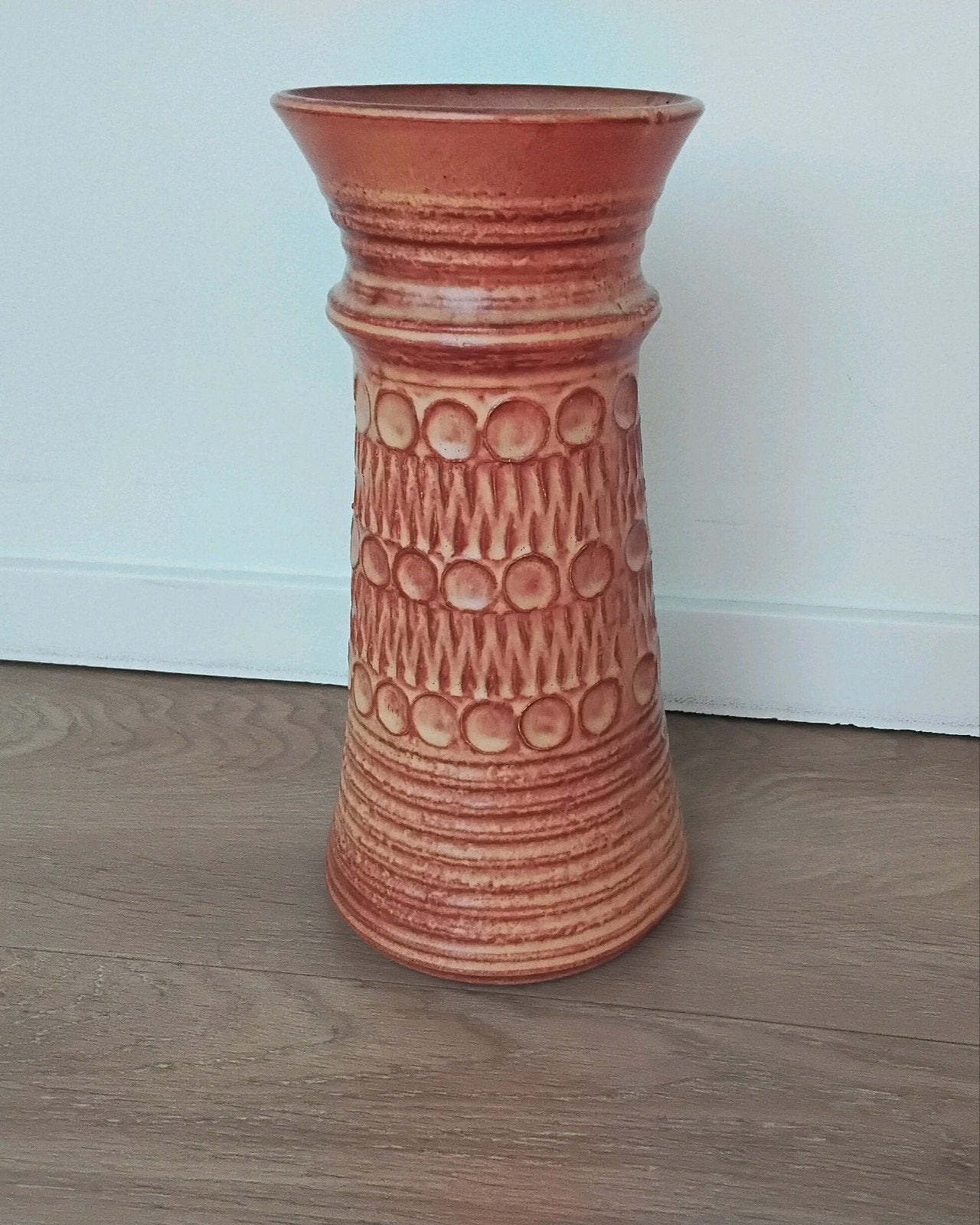West Germany vaas, Bay, 25cm hoog, Ophalen of Verzenden, Gebruikt, 25 cm