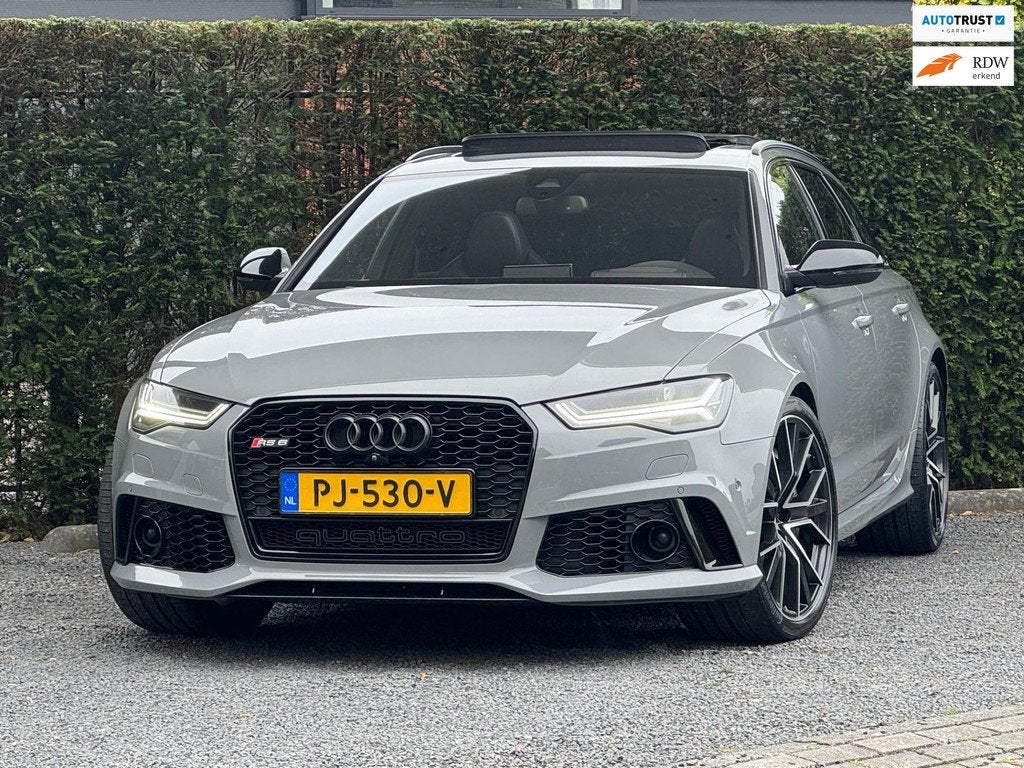 Audi A6 Avant 4.0 TFSI RS 6|Performance 605PK!|Keramisch|Fac, Auto's, Audi, Automaat, Gebruikt, Automatische klimaatregeling, 3993 cc