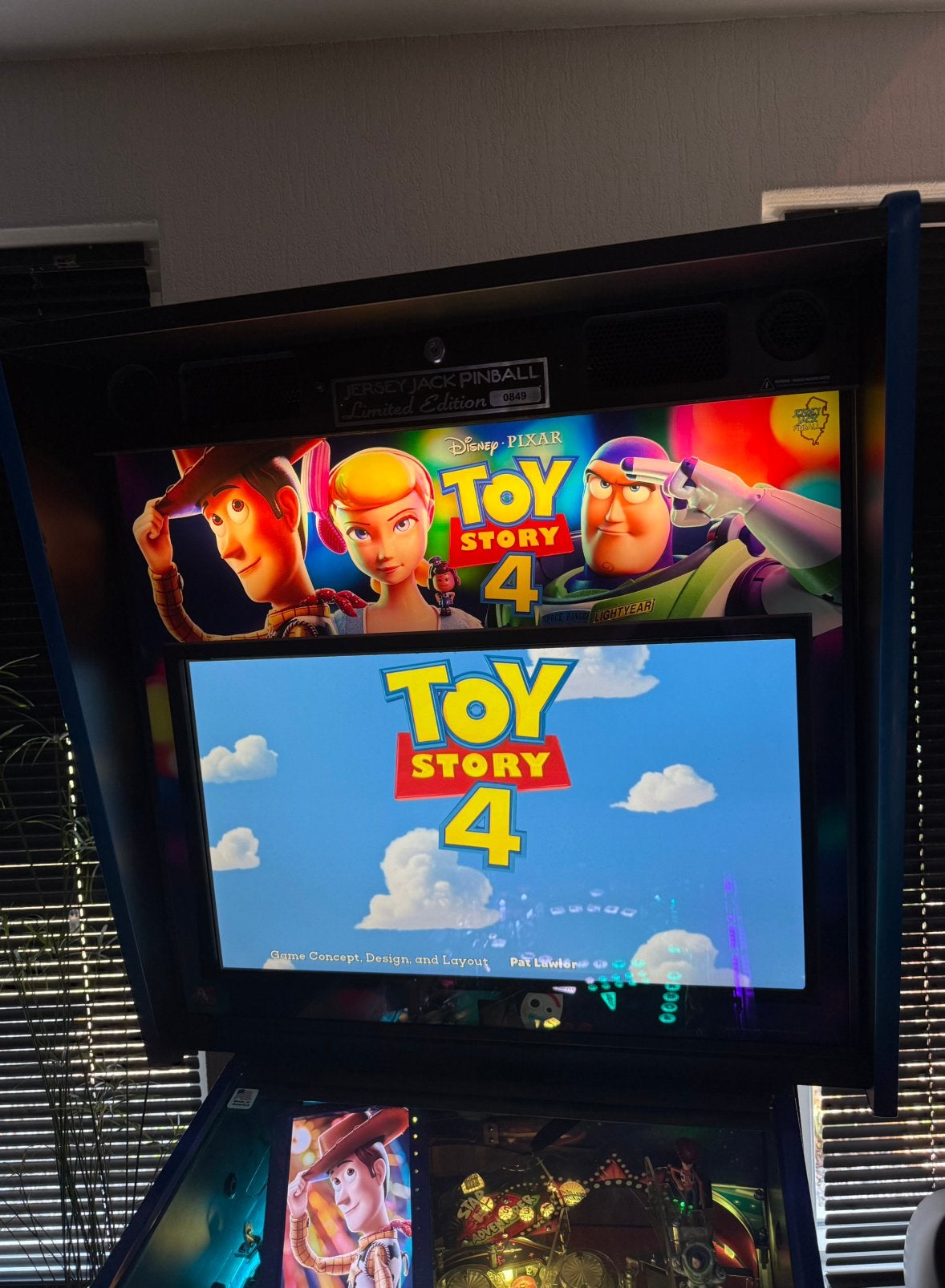 Toy Story LE Jersey Jack flipperkast, Overige soorten, Zo goed als nieuw, Flipperkast, Ophalen