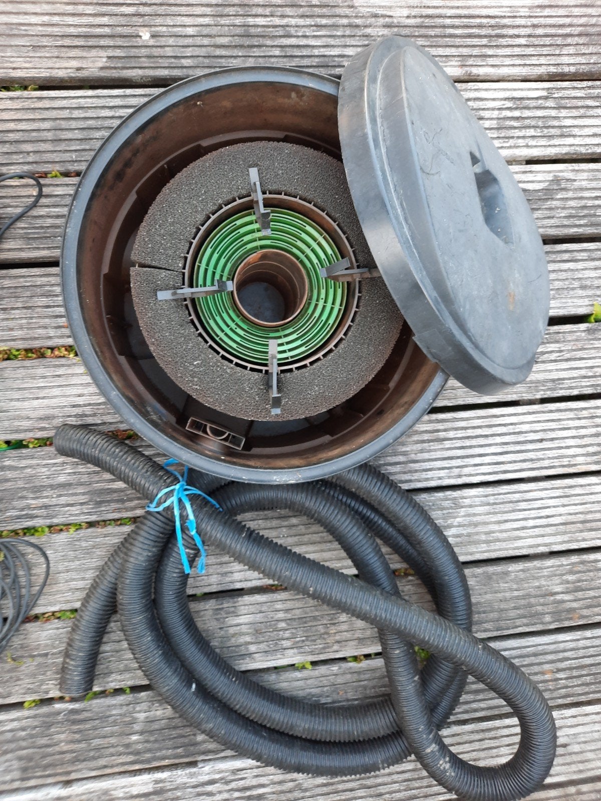 Complete vijverfilterset met pomp en UV-lamp, Tuin en Terras, Vijver-toebehoren, Ophalen, Gebruikt, Overige typen
