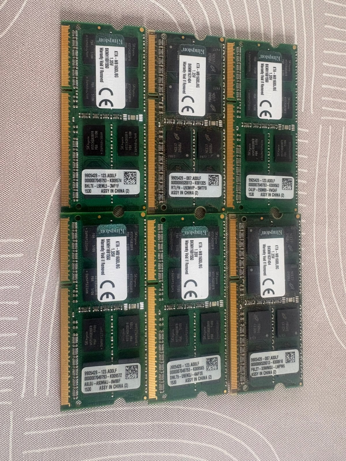 8gb pc3 ddr3 prijs per stuk, Gebruikt, 8 GB, DDR3, Ophalen of Verzenden