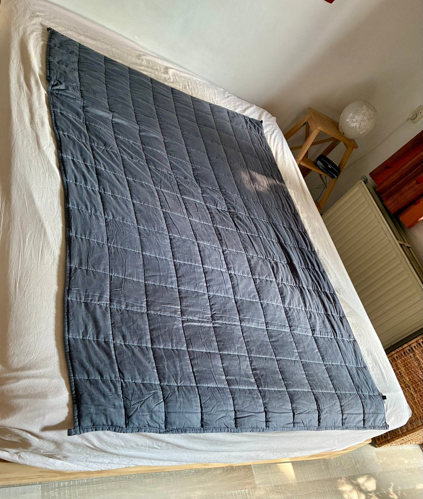 Sleepymoon verzwaringsdeken 5,5 kg katoen 1 persoons, Caravans en Kamperen, Slaapzakken, Ophalen, Zo goed als nieuw