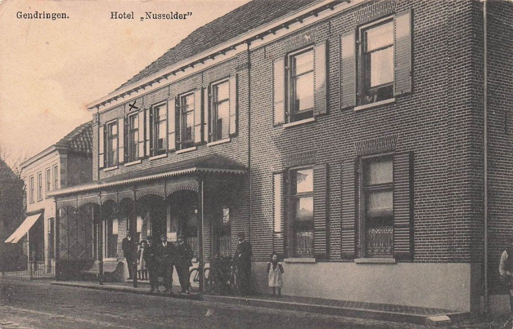 702-418-055 Gendringen Hotel Nusselder, Ophalen of Verzenden, Voor 1920, Gelderland