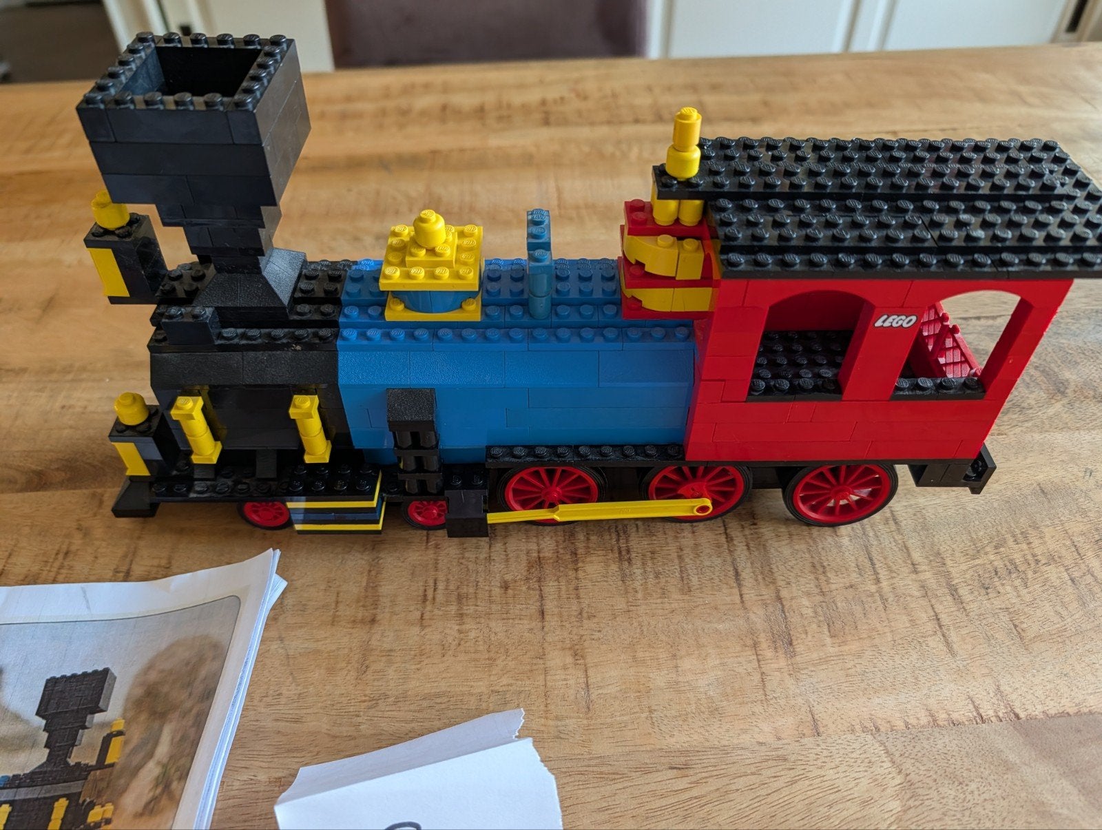 Lego set 396: Incomplete stoomlocomotief met lijmsporen, Ophalen of Verzenden