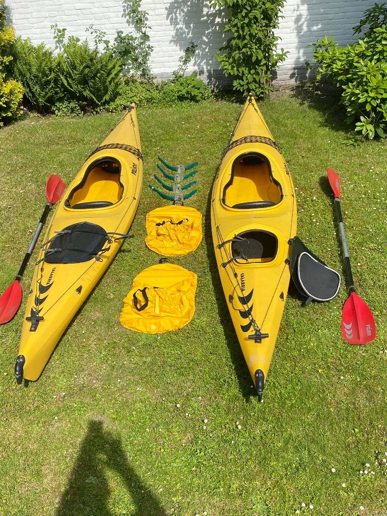 Prijon toerkano's, Watersport en Boten, Kano's, Zo goed als nieuw, Kajak, Eén persoon, Met peddels, Ophalen