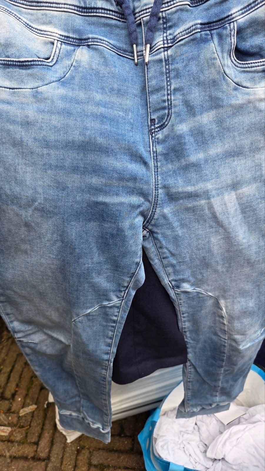 COJ Mila Light Denim Slim Jogger - Maat XL, Blauw, COJ, Maat 46/48 (XL) of groter, Ophalen of Verzenden