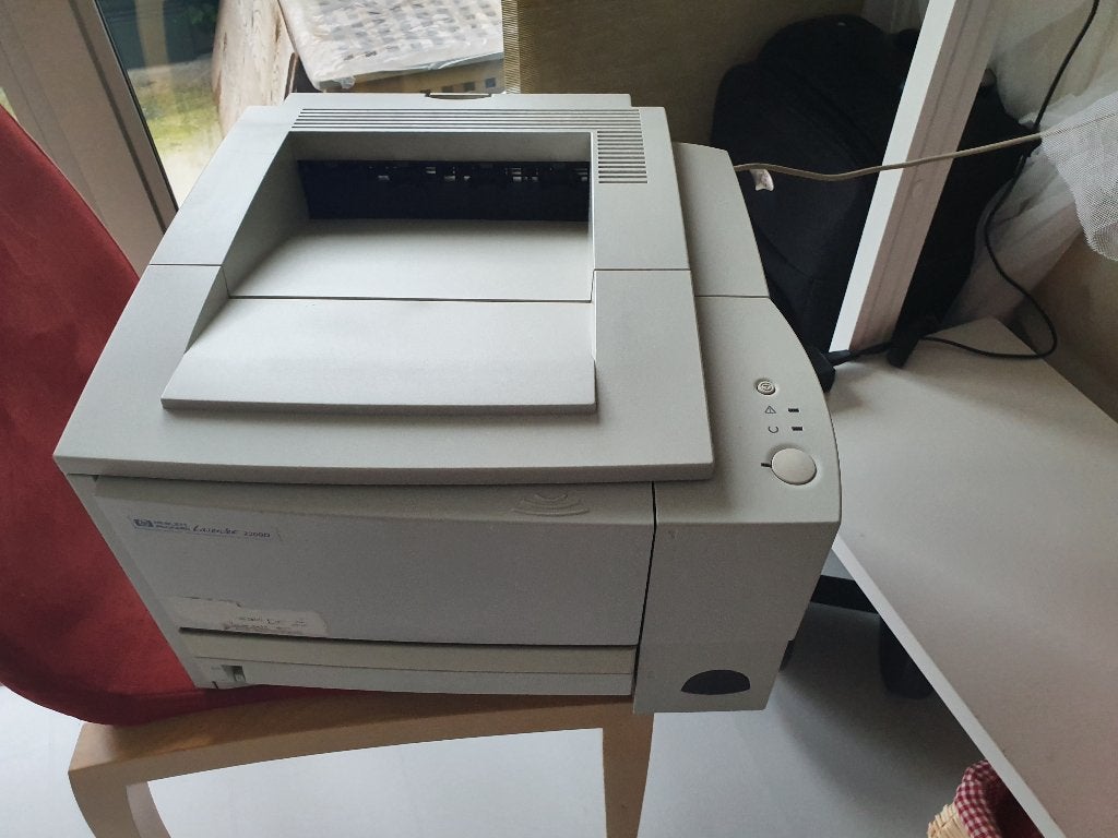 HP LaserJet 2200D – Z/W netwerkprinter, 3xFeeder, 3x laden, Computers en Software, Printers, Ophalen, Zwart-en-wit printen, Printer