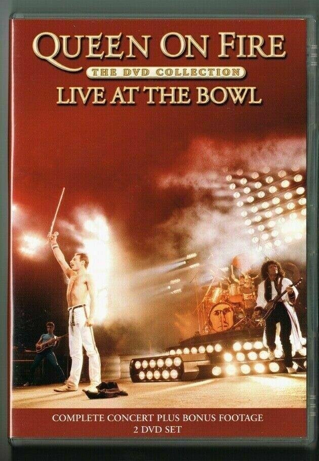 Queen 2-disc DVD On Fire Live At The Bowl 1982, Alle leeftijden, Ophalen of Verzenden, Zo goed als nieuw, Muziek en Concerten