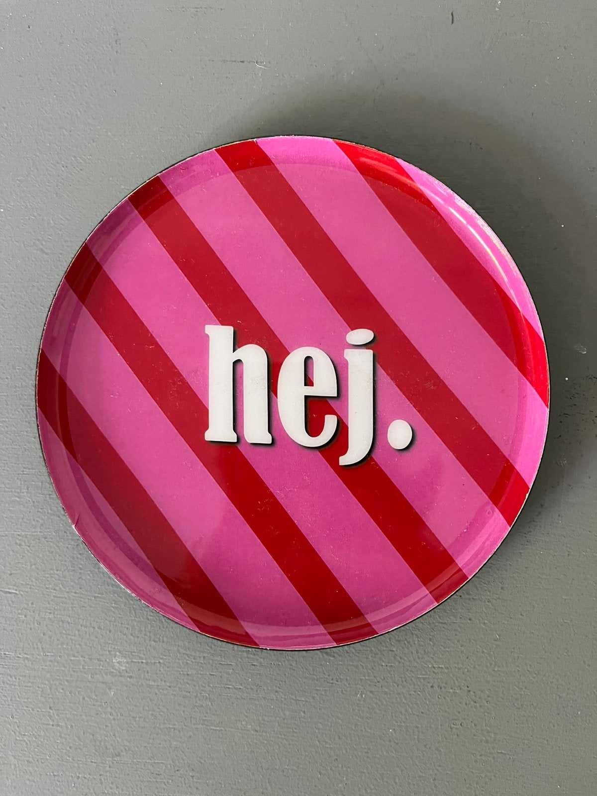Schaaltje, mini tray met tekst, Huis en Inrichting, Woonaccessoires | Overige, Ophalen of Verzenden, Zo goed als nieuw