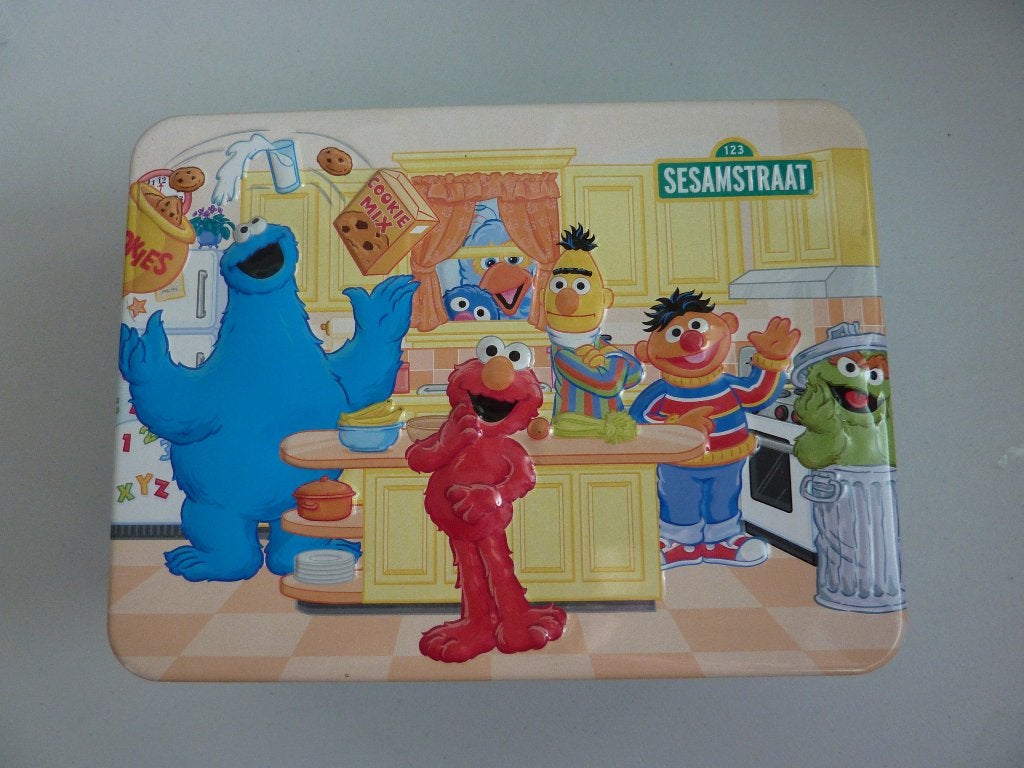 Blik Sesamstraat, Verzamelen, Ophalen of Verzenden, Nieuw, Overige, Douwe Egberts