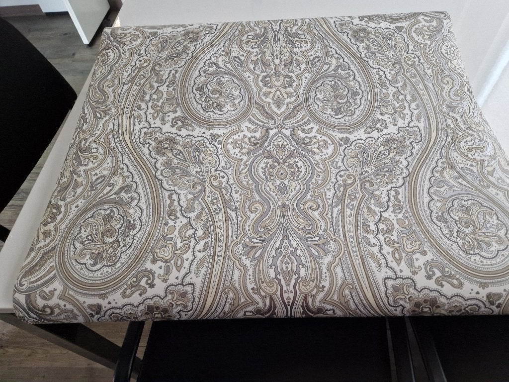 Eijffinger behang paisley patroon beige room voorradig, Ophalen of Verzenden, 75 m² of meer, Grijs